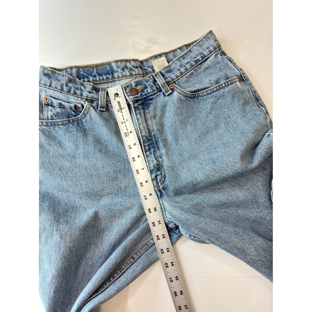 Levis 512 Vintage High Waisted Slim Fit Tapered Leg Jeans Light Wash Size 11 MED - Picture 8 of 10